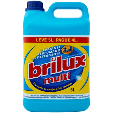 Água Sanitária Brilux 5L Azul