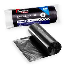 Saco Lixo 105L Reforçado Rolo 50unid - Superpro