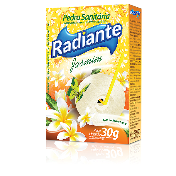 Pedra Sanitária Jasmim 30g Radiante