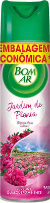Aromatizante Aerosol Jardim Peonia EMB ECON 360ml Bom Ar