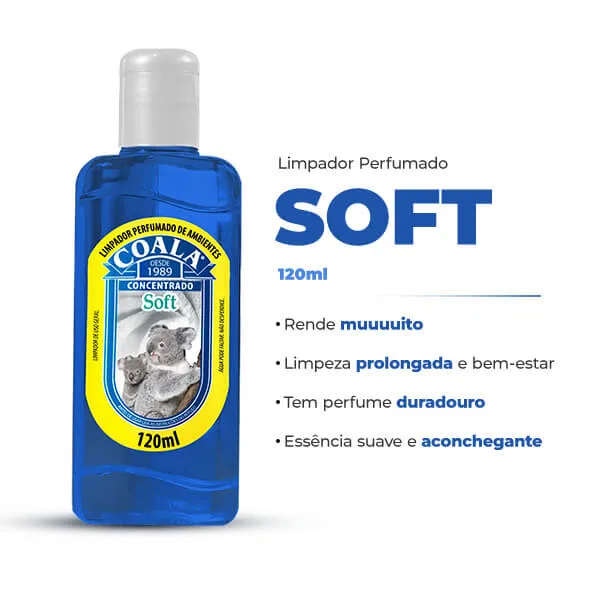 Limpador Perfumado Coala Conc Soft 120ml