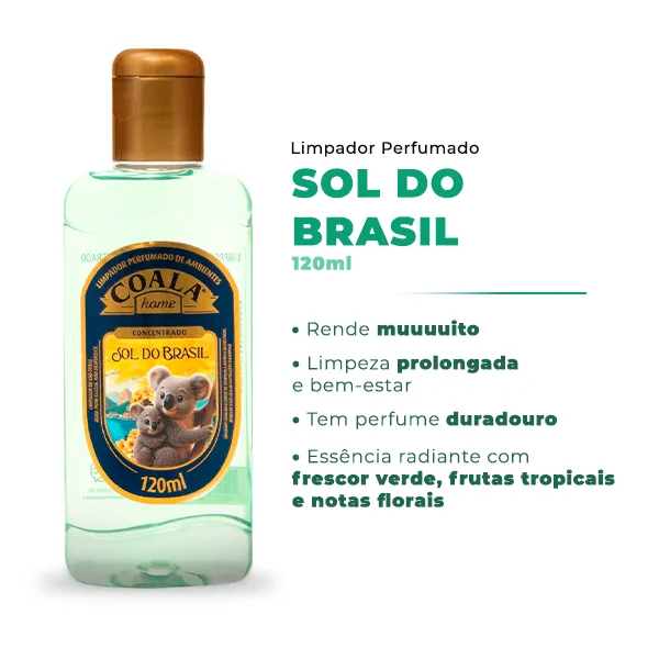 Limpador Perfumado Coala Conc Sol Do Brasil 120ml