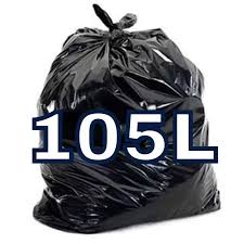 Saco Lixo Preto 105L Leve Multipop 100x1