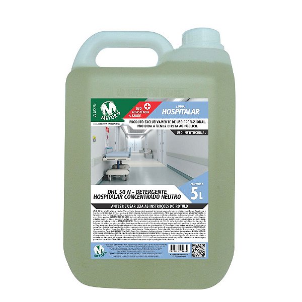 Detergente Hospitalar Concentrado Neutro DHC50 5L - Meyors