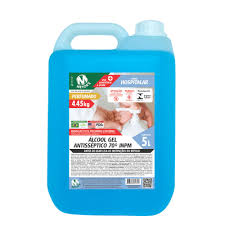 Álcool Gel Antisséptico 70 inpm 5L Perf Prata - Meyors