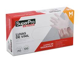Luvas TPE Descartáveis Clear M - bettanin Superpro