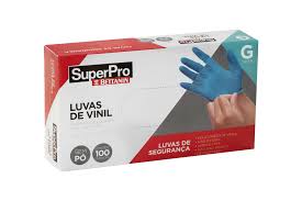 Luvas TPE Descartáveis Azul G - bettanin Superpro
