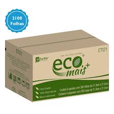 Papel Toalha Interfolha Eco Mais ETI21 cx. 2100 fls - Santher