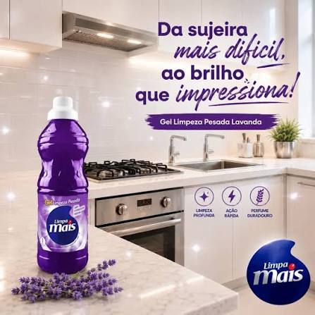 Sabão Gel Lavanda 1L - Limpa Mais
