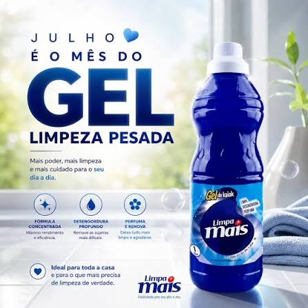 Sabão Gel Kaiak 1L - Limpa Mais