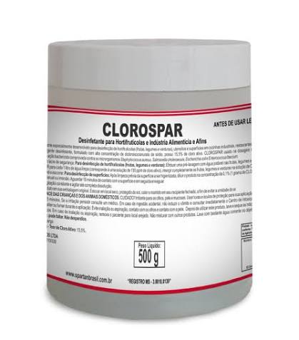 Desinfetante para Hortifrutícolas Clorospar 500g - Spartan