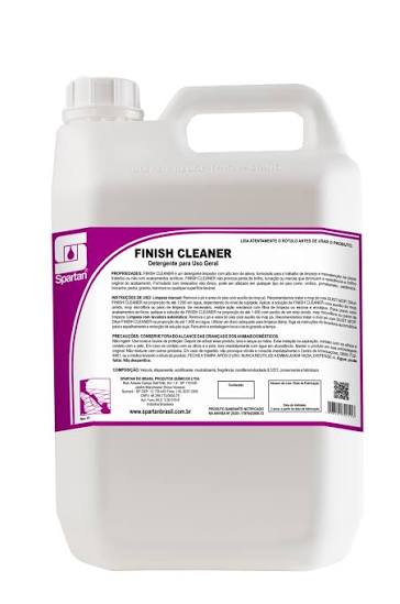 Detergente Neutro Concentrado Finish Cleaner 5L - Spartan