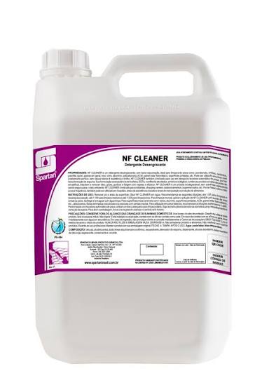 Detergente Desengraxante Neutro NF Cleaner 5L - Spartan