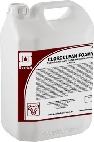Detergente Clorado Cloroclean Foamy 5L - Spartan