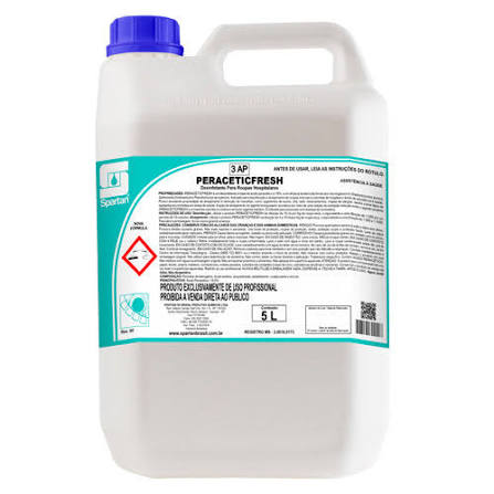 Desinfetante P/ Roupas Hospitalares Peraceticfresh 5L - Spartan