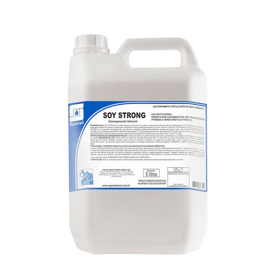 Desengraxante Solvente Soy Strong 5L - Spartan