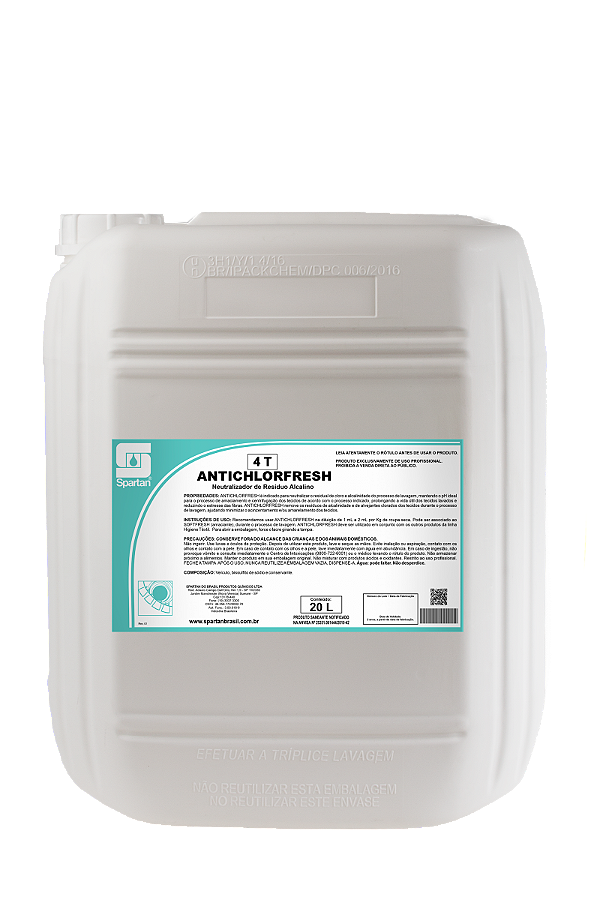 Neutralizante Antichlorfresh 20L - Spartan