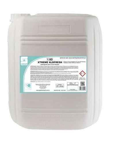 Detergente Ácido Para Lavar Roupas Xtreme Aldfresh 20L - Spartan