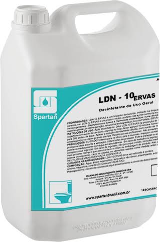 Desinfetante de Uso Geral LDN 10 Ervas 5L - Spartan