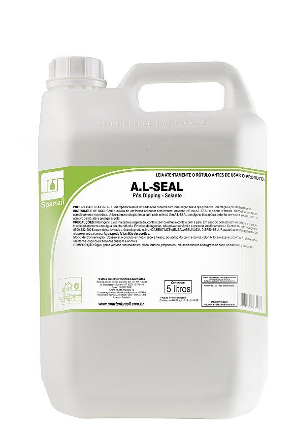 Pós Dipping Selante Al-Seal 5L - Spartan