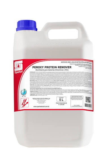 Desinfetante Indústria Alimentícia Peroxy Protein Remover 5L - Spartan