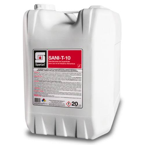 Desinfetante Sanitizante Sani-T-10 20L - Spartan