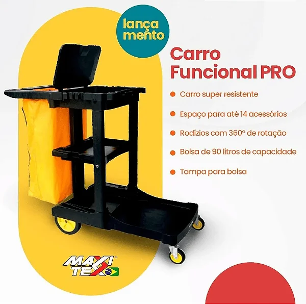Carro Funcional Pro 2068723 - Maxitex