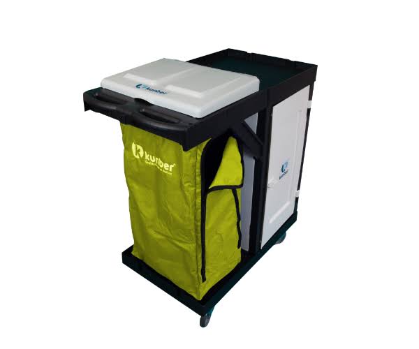 Carro Multiuso Com Fechamento Bolsa Amarela Utility - Kunber