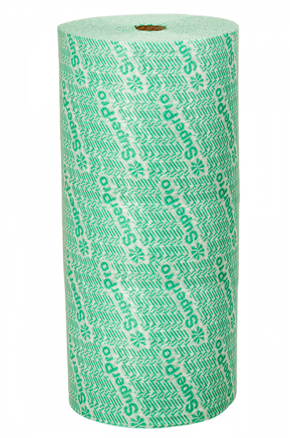 Rolo TNT Multiuso Verde  30m x 27cm 35g - Superpro