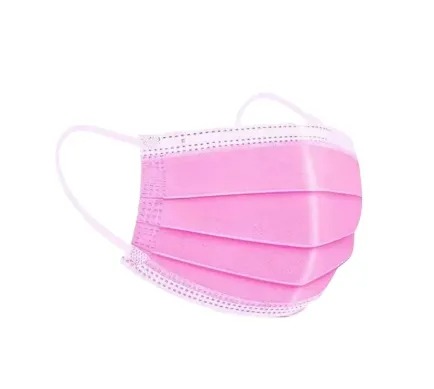 MÁSCARA DESCARTAVEL MEDTEX - ROSA C/ 50 UNIDADES