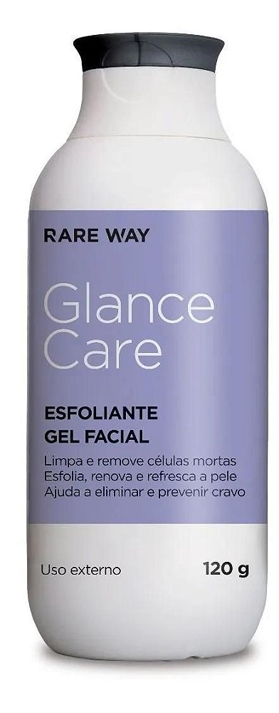 ESFOLIANTE GEL FACIAL GLANCE CARE - RARE WAY (120ML)