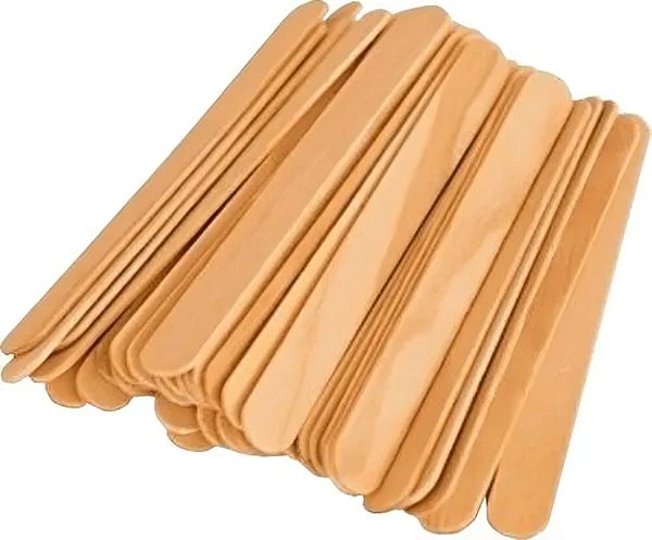 PALITO APLICADOR DE CERA (100 UNIDADES) - CORPO DOURADO