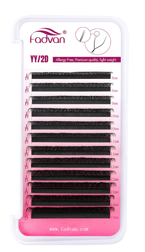 Cílios Fadvan Y Curvatura M/L/L+ - Volume Brasileiro Fox Eyes