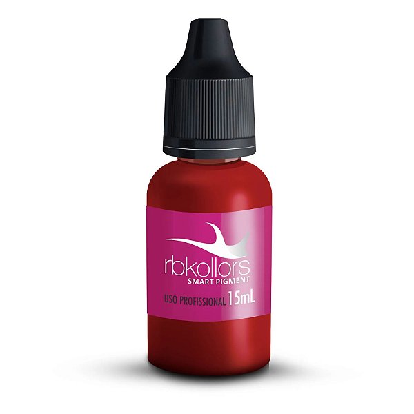 Pigmento Orgânico Vermelho Vivo Rosado 15ml - Red Sand RBKollors