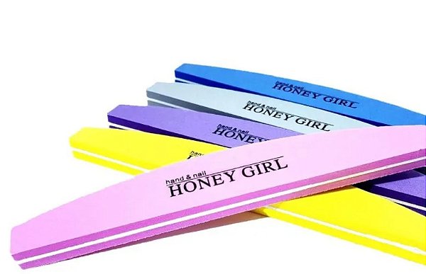 Lixa Bananão/ Bumerangue 100/180 Cores Sortidas - Honey Girl