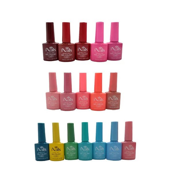 Esmalte em Gel Polish Led 10ml- King Nails