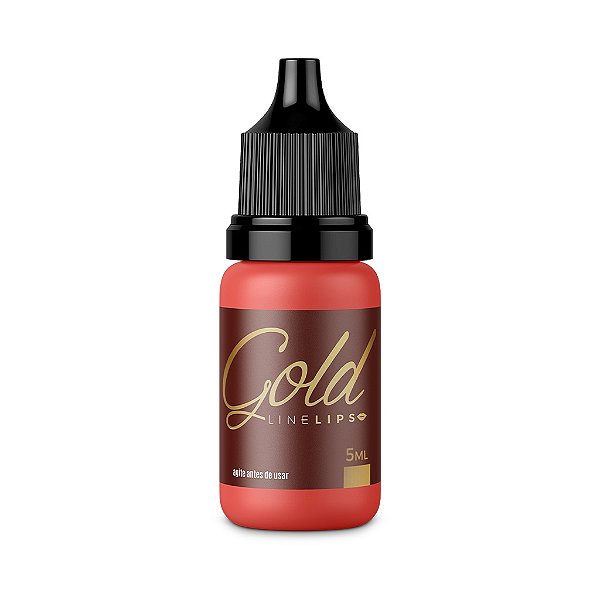 Pigmento Mag Color Gold Line Lips 5 ml - Coral