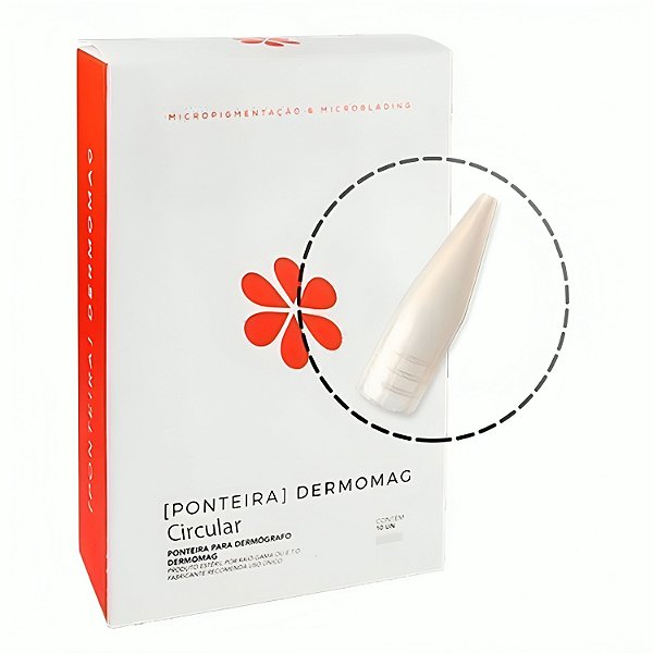 Ponteira Dermomag Circular Rosca (Unitario)
