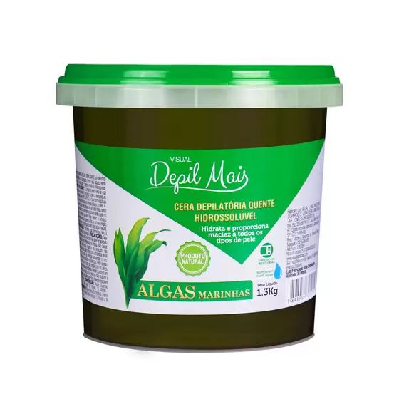 CERA QUENTE VISUAL 1.3KG ALGAS- DEPIL MAIS
