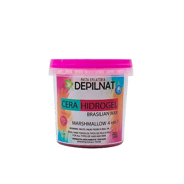 Cera Hidrogel 4 Em 1 Branca Depilnat - 300g