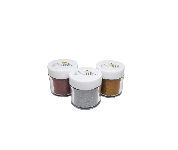Pó Cromo- Cores Variadas 3g- King Nails