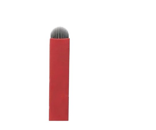 Lâmina Ultra Blade Royal Steel (Anvisa) - 12 Pontas U 0.18mm Vermelha