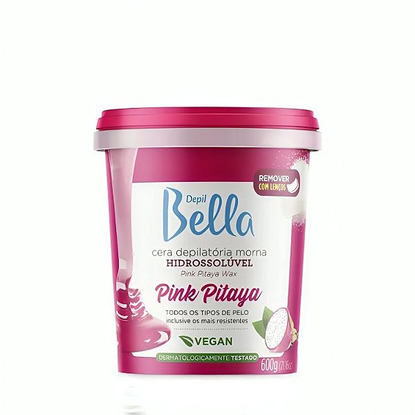 Cera Hidrossolúvel Depil Bella Pink Pitaya 600g