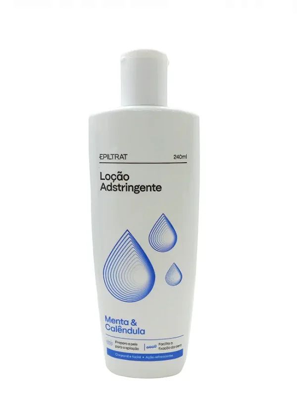Loção Higienizadora Adstringente Pre-Epilatória Menta e Calendula 240ML Epiltrat
