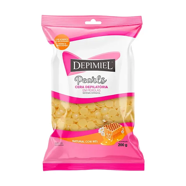 Cera em Pérolas (Natural com Mel) Sistema Espanhol - Depimiel 1kg