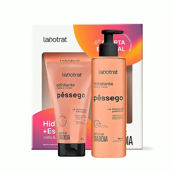 Kit Labotrat Esfoliante 150g + Hidratante 190g Pêssego