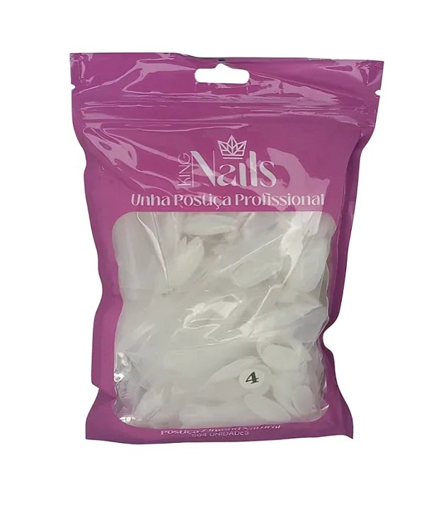 Postica Almond Natural 504 unidades (KN2001N) - King Nails
