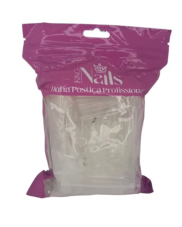 Postiça Mandorla Luxo Longa 360 unidades (KN1001C) - King Nails