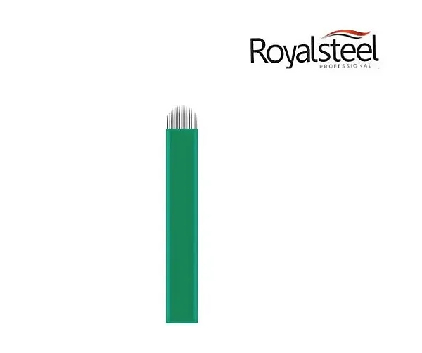 Lamina Ultra Blade Royal Steel (Anvisa) - 12 Pontas U 0.16mm Verde