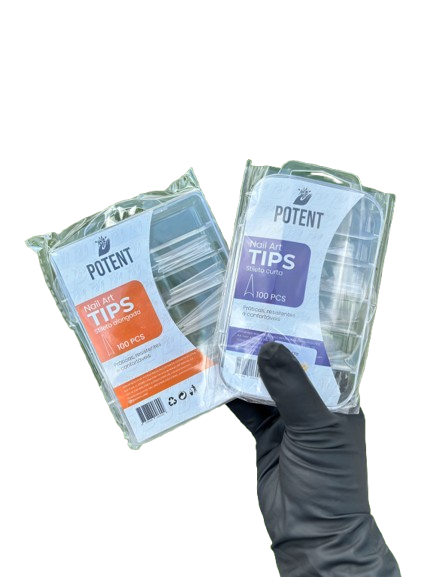 Tips Stiletto Com 100 unidades - Potent Nails